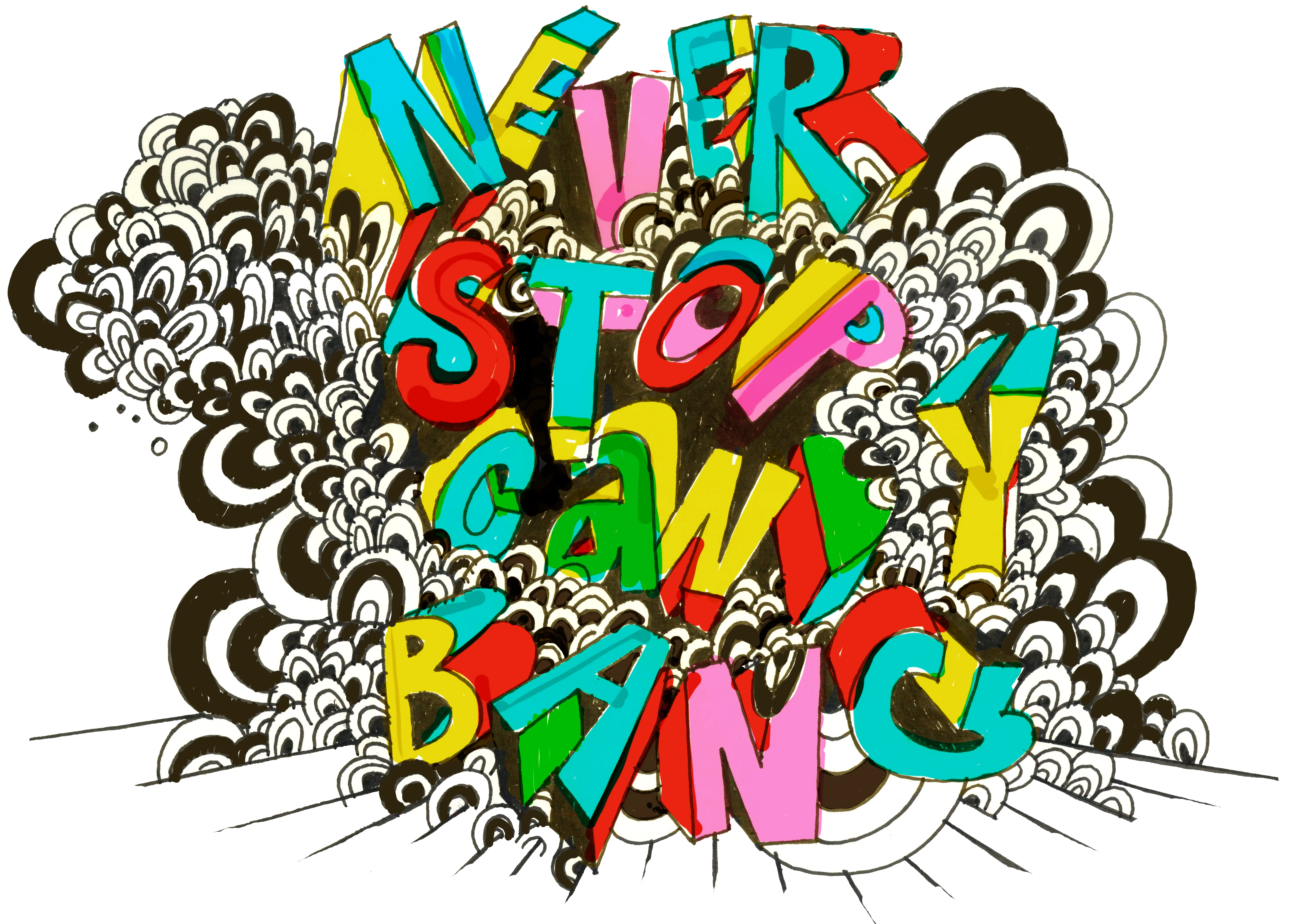 Never Stop Candy Bang Podcast Logo